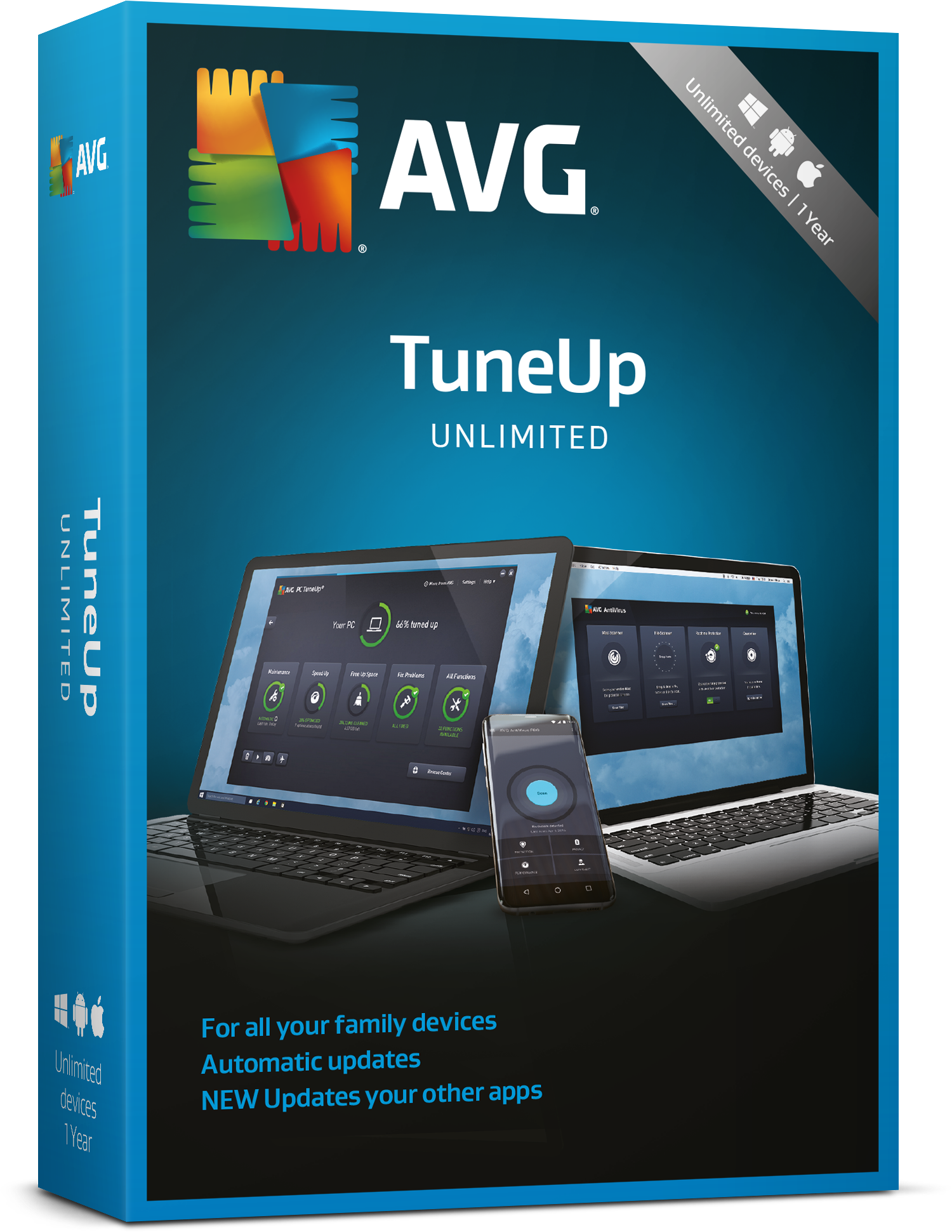 AVG TuneUP Unlimited Devices 2 Years License